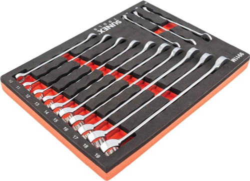 13 Pc. V-Groove Metric Wrench Set in EVA Foam 7mm-19mm