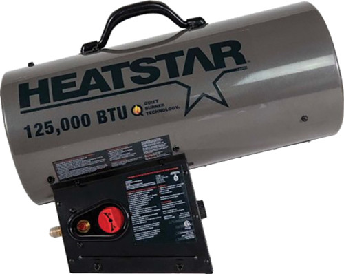 75,000-125,000 BTU FORCED AIR LP PROPANE GAS CONTRACTOR SERIES HEATER, 3125 SQ. FEET