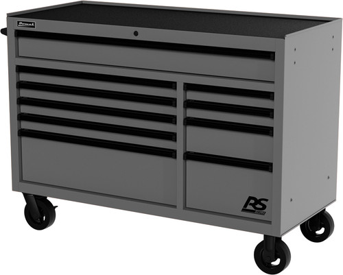 PG200 - 54" RS PRO 10-DRAWER ROLLING CABINET - GREY