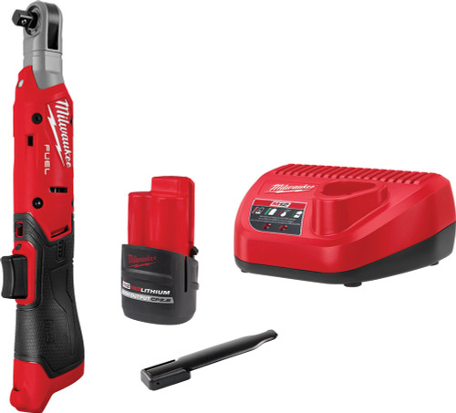 PG61 - M12 FUEL™ COMPACT 3/8" RATCHET KIT, 70 FT-LBS, 400 RPM, (1) 2.5AH BATTERY, (1) CHARGER