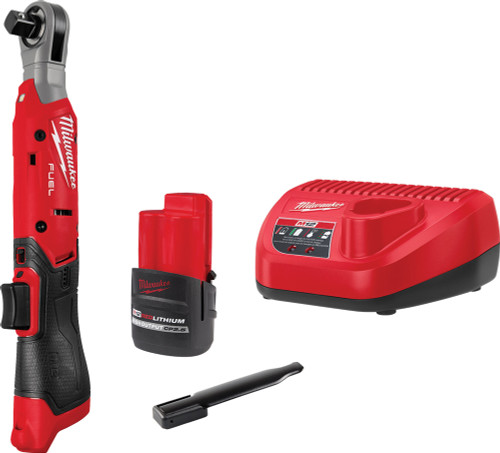 PG61 - M12 FUEL™ COMPACT 1/2" RATCHET KIT, 80 FT-LBS, 300 RPM, (1) 2.5AH BATTERY, (1) CHARGER