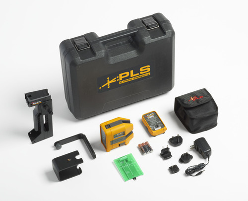 KIT LASER À LIGNE CROISÉE ET POINT VERT AVEC BATTERIE RECHARGEABLE PK