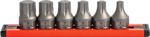 PG3 - 6-PC RPT™ 3/8" DRIVE LOW PROFILE SAE HEX DUAL ACTION DRIVER BIT SOCKET SET, 1/4" TO 9/16"