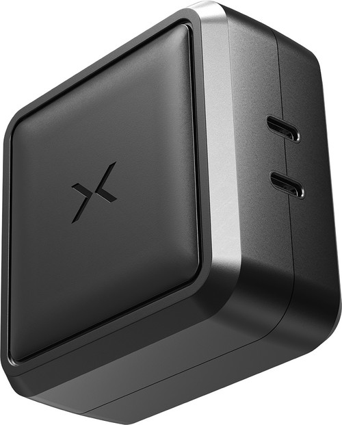 PG396 - CHARGEUR INTELLIGENT USB-C 3.0 100 W 2 PORTS AVEC CHARGE RAPIDE GAN (NOIR)