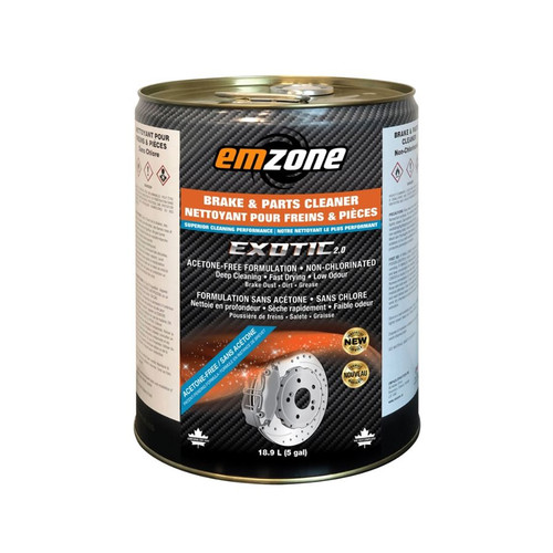 SEAU DE NETTOYANT À FREINS EXOTIQUE 2.0 FILETÉ 18.9L 5GAL
