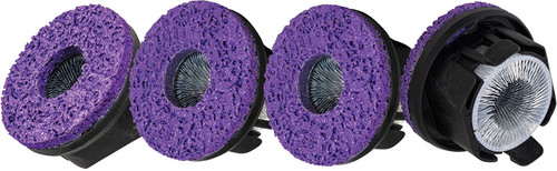 PG353 - 4-PACK REPLACEMENT STUD/HUB CLEANING PADS, 2-7/16" DIAM., COMPATIBLE ONLY WITH #ESC-50172