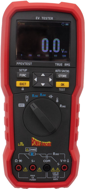 PG122 - EV TESTER, CAT III/1000V & CATIV/600V VOLT METER, INSULATION TESTER, TRUE MILLIOHM MULTIMETER