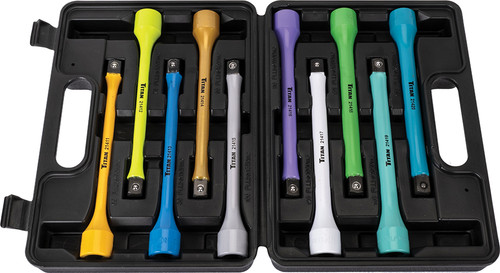 10 pc. 1/2 in. Drive Torque Limiting Extension Set