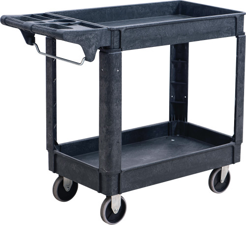 CHARIOT DE SERVICE EN PLASTIQUE DE TAILLE MOYENNE ROBUSTE