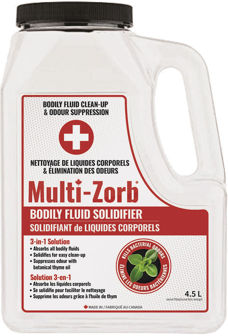 Multi-Zorb Bodily Fluid Solidifier Jug
