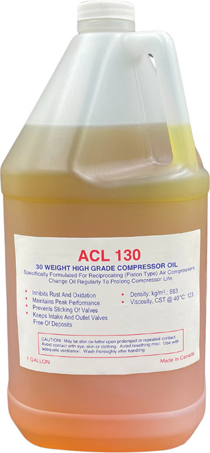 PG104 - Huile pour compresseur d'air, 1 gallon