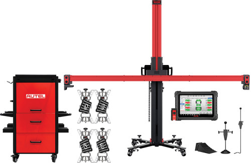 IWA500 Wheel Alignment System with Tablet and Storage Cabinet