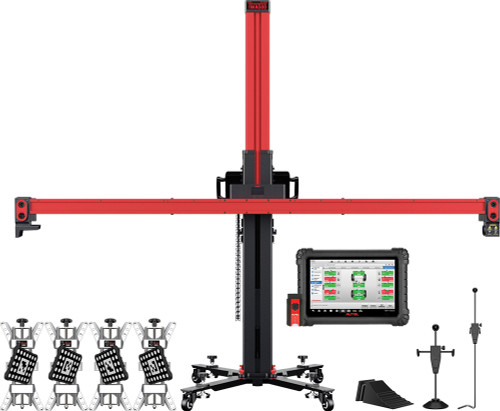 PG35 - SYSTÈME INTELLIGENT D’ALIGNEMENT DES ROUES IWA500 AVEC TABLETTE MAXIALIGN 10", MAXIVCI V200, SERRE-JANTES ET ACCESSOIRES ESSENTIELS