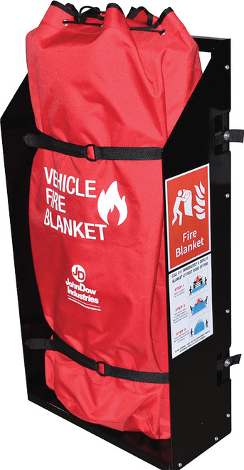 Rack mural pour couverture incendie de véhicule