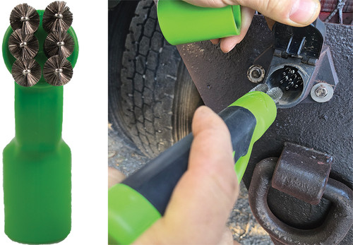 PG53 - 7-WAY ROUND PIN, MALE & FEMALE TRACTOR TRAILER TERMINAL CHASER™ BRUSH