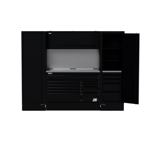 102" CTS Combo w/ Solid Back Splash - Black