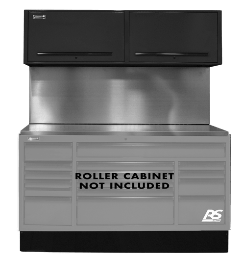 72" CTS Conversion Kit w/ Solid Back Splash - Black