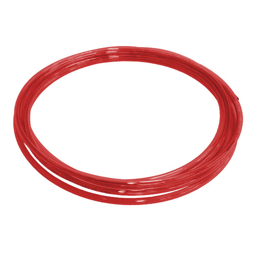 Tubulure en nylon (PA6), 1/4" x 15 pi, rouge