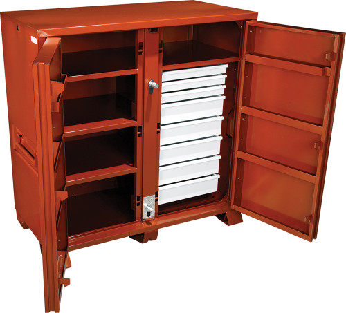 Armoire robuste - 2 portes latérales ouvertes - CRE-1-679990