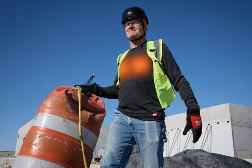 Milwaukee® Heated Merino Wool Crew Neck Baselayer - MLW-M500B-21L