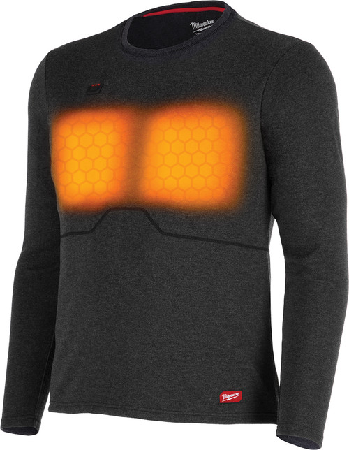 Milwaukee® Heated Merino Wool Crew Neck Baselayer - MLW-M500B-21XL