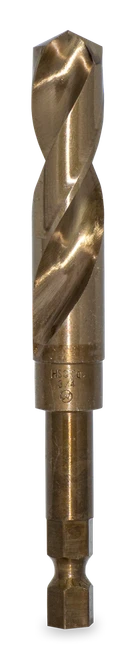 1-1/8 » – M35 STEEL COBALT DRILL BIT 1/2 » HEX SHAFT 6 » LONG