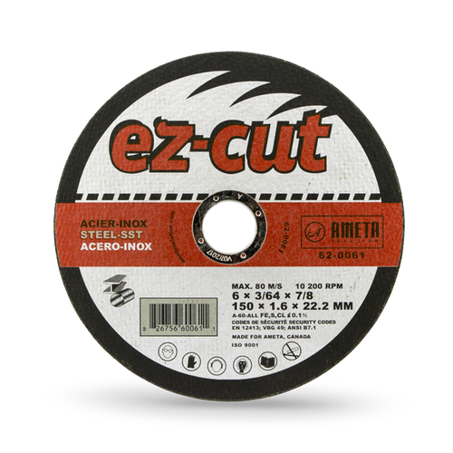EZ-CUT 6 X 3/64 [.045] X 7/8 [ALU] - 52-0003