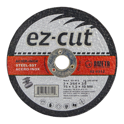 EZ-CUT 3X1/16 [.062]X1/4 FLAT [ST-SST-TI]
