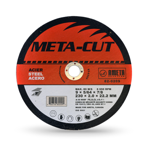 EZ-CUT 9X3/32X7/8 FLAT [SST]