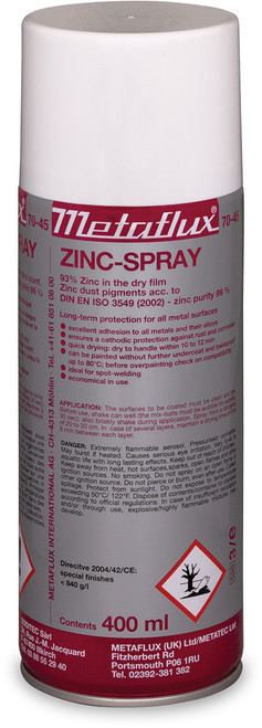 ANTI-CORROSION ZINC SPRAY – COLD GALVANISATION 400 ML