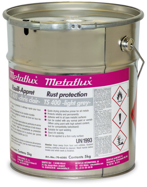 PROTECTION CONTRE LA ROUILLE TS 400 (GRIS) 5 KG [11 LBS.]