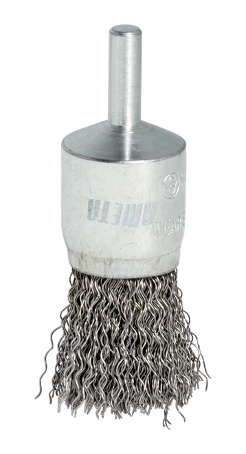 BROSSE D’EXTRÉMITÉ EN FIL SERTI 3 1/2X1/4 (.010 W.) ACIER