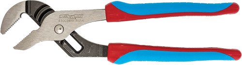 10.5" CODE BLUE® STRAIGHT JAW TONGUE & GROOVE PLIERS, 2" JAW CAPACITY, 7 ADJUSTMENTS