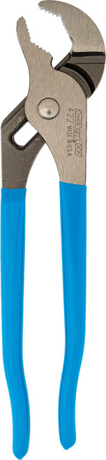 PG181 - 10" LONG V-JAW TONGUE & GROOVE PLIERS, 2" JAW CAPACITY, 7 ADJUSTMENTS