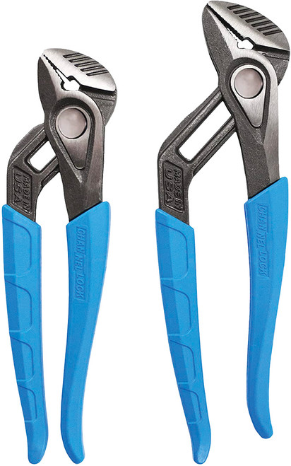 2-PC SPEEDGRIP™ STRAIGHT JAW TONGUE & GROOVE PLIERS SET, 8" & 10"