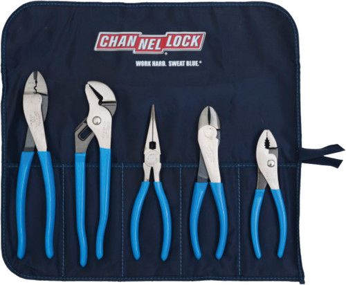 PG173  -  CNLTOOLROLL1 5PC TECHNICIANS PLIER SET