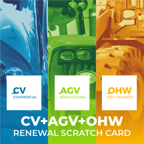 CV + AGV + OHW Full kit Renewal. License of use - SCRATCH CARD