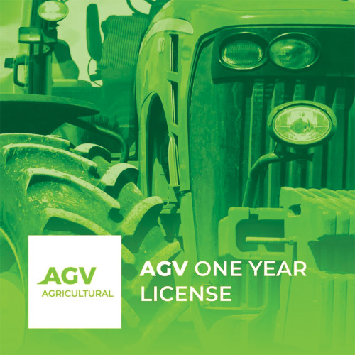 One year License of use AGV (required for initial installation of the software) / Renewal. License of use AGV