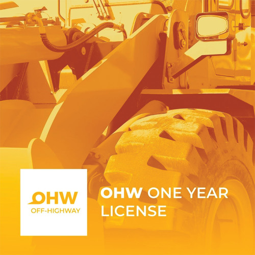 One year License of use OHW (required for initial installation of the software) / Renewal. License of use OHW