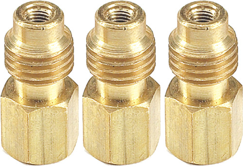 PG15 - 1/4" SAE-F X 1/2" ACME-M ADAPTER FOR VACUUM PUMPS/MANIFOLDS/RECOVERY/TANKS, PACK OF 3