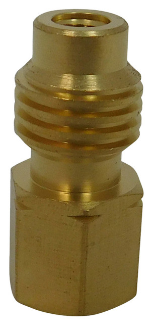 PG401 - HFO TANK ADAPTER, 1/4" SAE-F X 1/2" LH ACME-M