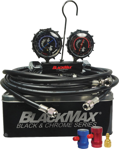 PG14 - ENSEMBLE DE MANOMÈTRES HFO-R1234YF BLACKMAX - MAID8QYF