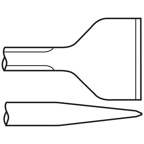 2" WIDE SCALING CHISEL 12" HX
