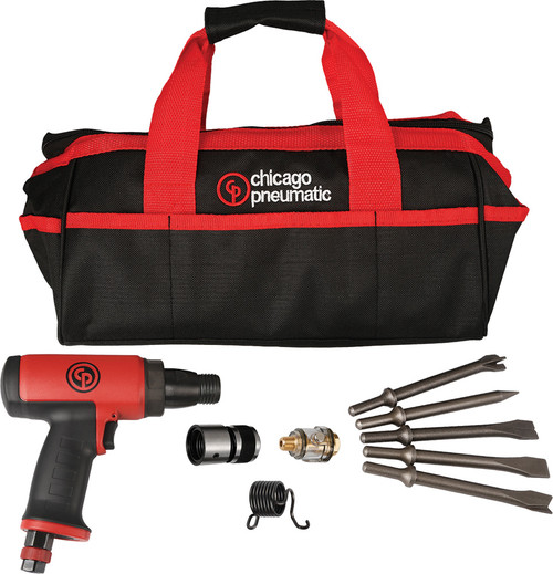 PG79 - KIT .401 BASSE VIBRATION POUR MARTEAU À AIR À CANON COURT, 3500 BPM, COMPREND 5 CHISSONS, (2) APPAREILS DE CONTENTION, MINI-HUILE ET SAC