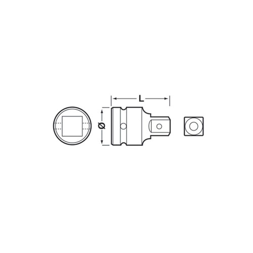 J2U 1/4 DR JOINT UNIVERSEL