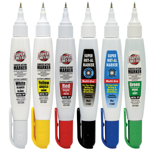 SQUEEZE ACTION MET. MARQUEUR DE PEINTURE DE "INTE N. ORANGE