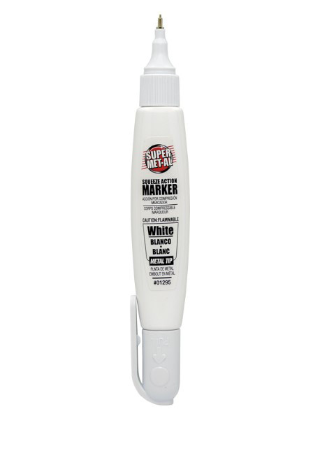 SQUEEZE ACTION MET. MARQUEUR DE PEINTURE DE "INTE NU. BLANC