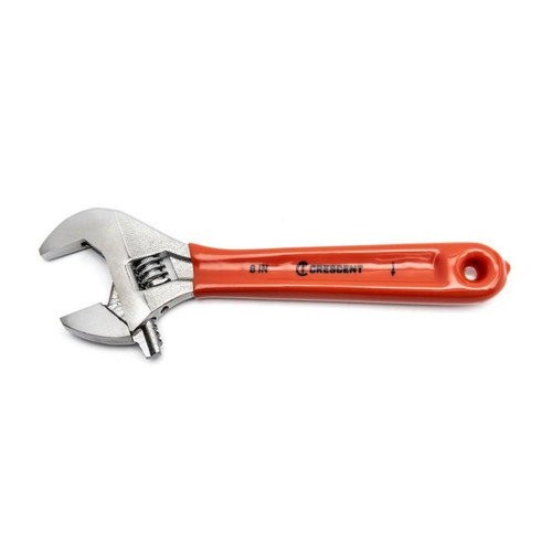 ADJ WRENCH,6",CHROME,CUSH GRIP,CARDED