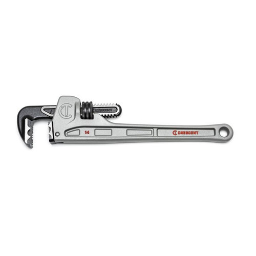 PIPE WRENCH,ALUMINUM,14"