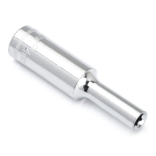 DEEP SOCKET,1/4" DRIVE,4MM,6PT